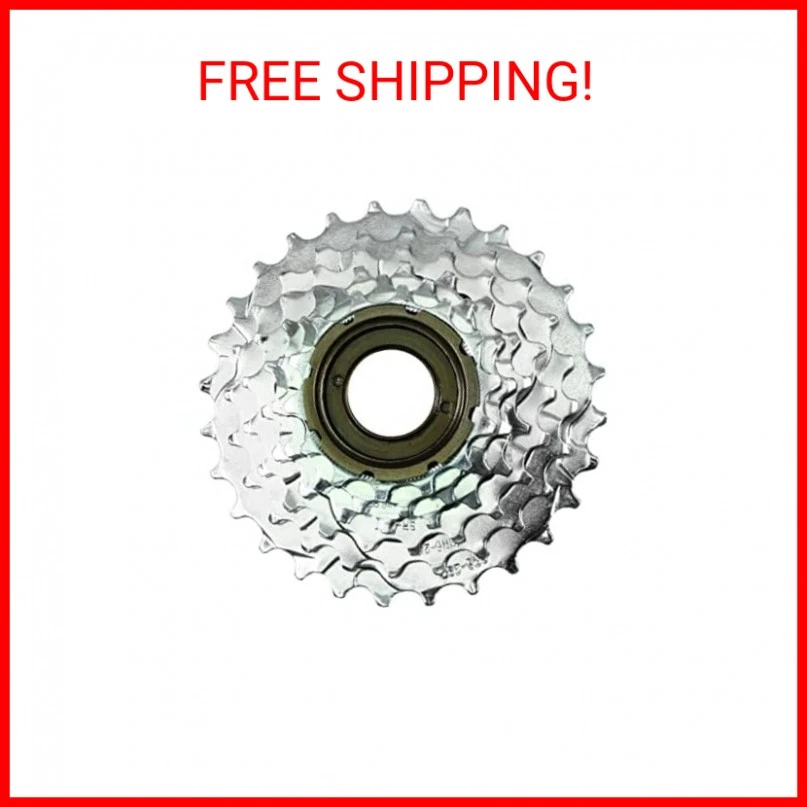 Sunlite 6spd自由轮,14-28t,银色 — 第 1/1 张图片