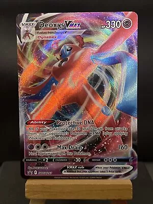 Deoxys V - VSTAR - VMAX - Pokémon 3 Card Set - SWSH266 SWSH267 SWSH268  English