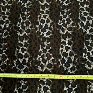 Leopard/cheetah Flannel Fabric 42” W X 65” Long New - Picture 1 of 6