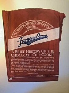 Berühmte Amos Store Kekstasche Original ca. 1984 - Bild 1 von 2