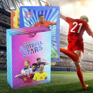 Set Fußball Futbol Stars Regenbogen Folienkarten - 55 Stück verschiedene Ronaldo Messi - Bild 1 von 5