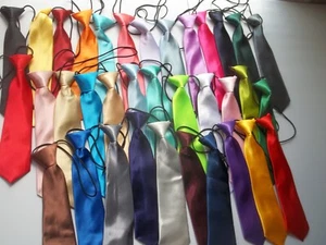 35 Solid Color Neck ties for large dogs 10" New no tags - Picture 1 of 6