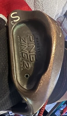 PING Zing 2 Beryllium Copper. BeCu SW 57* S3 Sand Wedge. Black Dot. Nice - Image 1 of 4