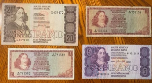 Vintage World Banknote Lot from South Africa. - Picture 1 of 2