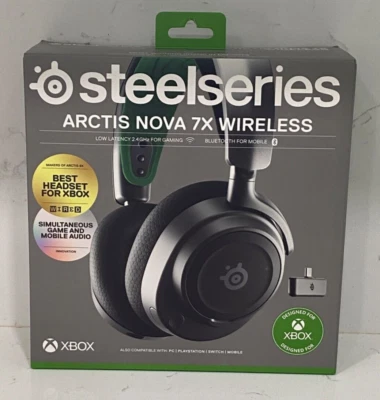 SteelSeries Arctis Nova 7X Wireless Gaming Headset - Xbox, PC, Switch - Black - Image 1 of 4