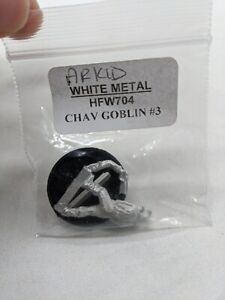 Arkid White Metal Chav Goblin #3 Miniature