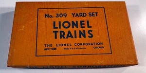 Lionel #309 Yard Set - Nuovo Vecchio Stock (NOS) - Scatola Pulita - Vintage O Gauge - Foto 1 di 4