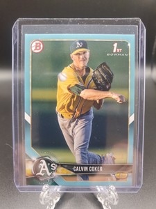 2019 Bowman 1st Calvin Coker #'d 107/499, Card # BD-92