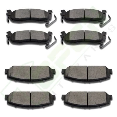 Front Rear Brake  Ceramic Pads For 2006-2011 For Nissan Armada Premium — 第 1/4 张图片