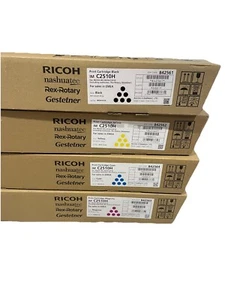 Original Ricoh IMC2510H Full Set Toners Magenta Yellow Cyan Black - Picture 1 of 2