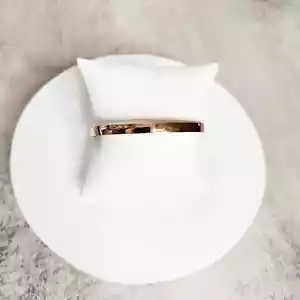 Kate Spade New York Gold Tone Metal Bangle Bracelet "Stop And Smell The Roses" - Picture 1 of 6