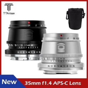 TTArtisan 35mm f1.4 Manual Focus APS-C Lens for Fuji Canon Sony Nikon M43 Leica - Picture 1 of 11