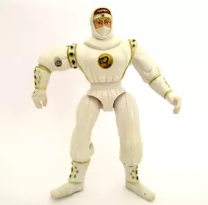 POWER RANGERS Mighty Morphin WHITE NINJA RANGER (Twirling Action) - Bandai 1995 - Bild 1 von 2