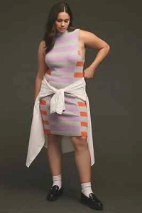 Daily Practice by Anthropologie Sleeveless Mock-Neck Sweater Dress size 1X new - Picture 1 of 12