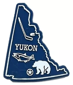 Imán de nevera Yukon Map - Imagen 1 de 1
