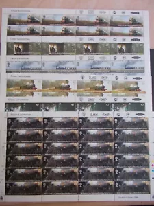 2004 Classic Locomotives set of 6 in Complete Full Sheets of 24 SG Cat £192 U/M - Picture 1 of 7