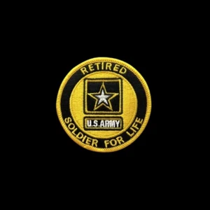 SOLDIER FOR LIFE US ARMY RETIRED SINGLE/SET HAT PATCH CAP VETERAN PIN UP GIFT!! - Picture 1 of 25