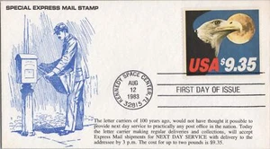 ZAYIX - US 1909 K.M.C. Venture FDC $9.35 Express Mail Eagle & Moon 121022SM11 - Picture 1 of 2