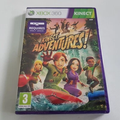Xbox 360 Kinect Adventure video game disc 2010 Microsoft NEW sealed - Image 1 of 4