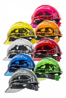 Portwest Peak View Ratchet Hard Hat Safety Protection Helmet Work Wear PV60 • 16.42£