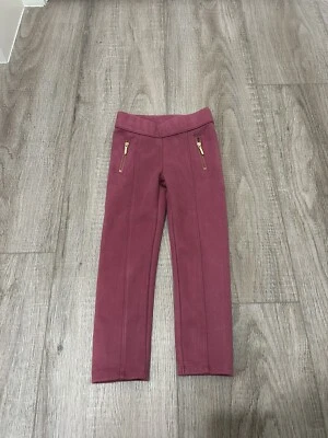 Janie and Jack Pink Mauve Leggings 5 - Image 1 of 3