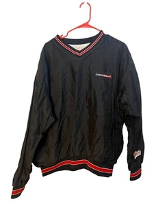 Vintage Coors Light Windbreaker Promotional Pullover Black Large VTG Y2K golf - Picture 1 of 8