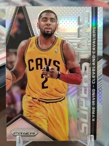 KYRIE IRVING 2014-15 PANINI PRIZM NBA SUPERSTARS REFRACTOR INSERT - Picture 1 of 2