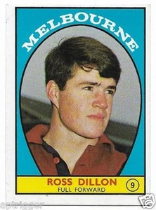 1968 A Scanlens (9) Ross DILLON Melbourne # Excellent # - Picture 1 of 1