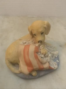 AYNSLEY Mastercraft Dog Figurine, 1987, Hand Painted, England 3.5 - Bild 1 von 5