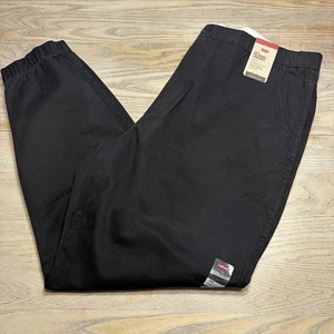 NEW Levis XX Chino Joggers Black Stretch Jogger Pants Mens XXL Drawstring $69 - Picture 1 of 22