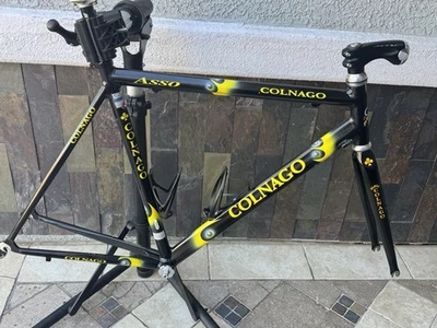 Cuadro Colnago Asso 54cm 7005 Aluminio Bicicleta de Carretera Horquilla de Carbono en muy buen estado.  Foto 1 de 4