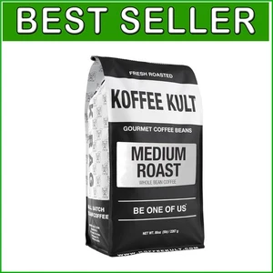 80oz Medium Roast Whole Bean Coffee - Smooth 100% Arabica Flavor for All Brews - Picture 1 of 8