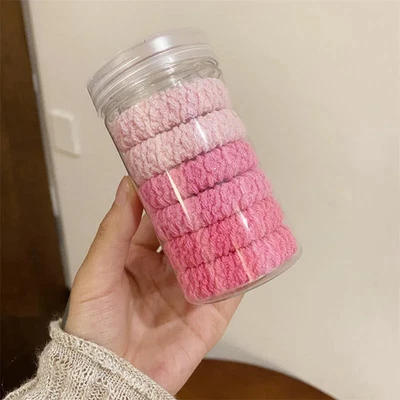 Soportes de cola de caballo de punto sin costuras con cabello elástico alto colores surtidos Foto 1 de 4