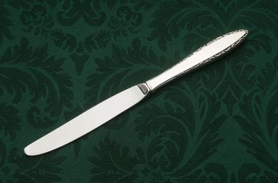 "Cuchillo Lunt Lace Point de plata esterlina .925 9"" vintage sin mono" Foto 1 de 2