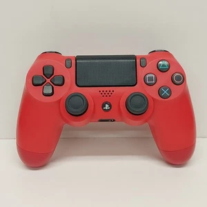 Sony Playstation DualShock 4 Wireless Controller for PS4 Red OEM Tested #32 - Picture 1 of 7