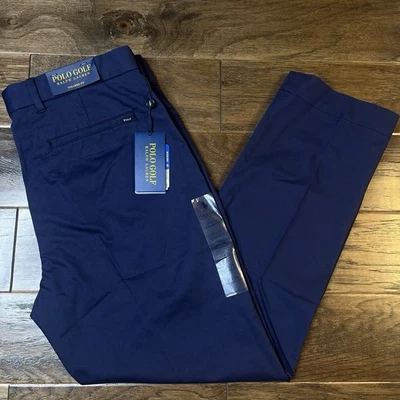 Polo Golf Ralph Lauren Performance Chino Pants Men’s 33x30 Tailored Navy New $98 - Image 1 of 4