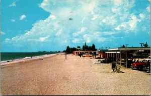 Schneewittchen Sand GOLF VON MEXIKO Nokomis Strand FLORIDA um 1960 Postkarte - Bild 1 von 2