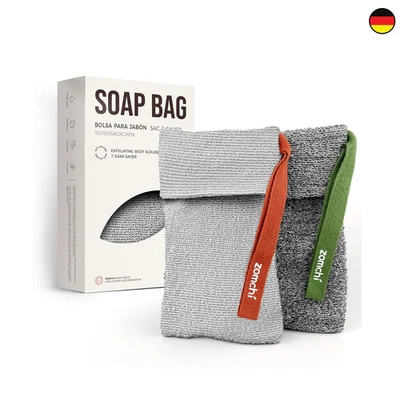 ZOMCHI 2 Stück Seifenbeutel und Seifenspartasche zur Verwendung in der Dusche... - Bild 1 von 4