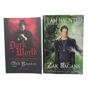 Zak Bagans Books I Am Haunted And Dark World Kelly Crigger Haunting Ghost Scifi - Picture 1 of 6