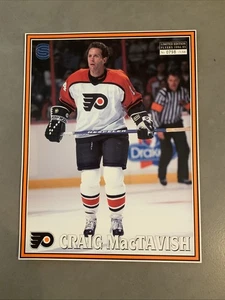 1995 Limited Edition Roster Sheet Philadelphia Flyers Craig MacTavish - Picture 1 of 3