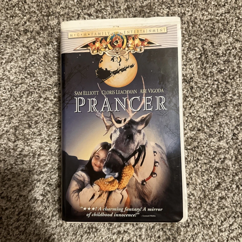 Prancer 1989 VHS Vintage Christmas Movie Classic Holiday Family Video Tape VTG - Image 1 of 4