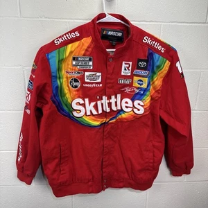 Vintage Jeff Hamilton NASCAR Kegel Jacke Racing Mäntel 2XL Satin gefüttert XXL - Bild 1 von 22