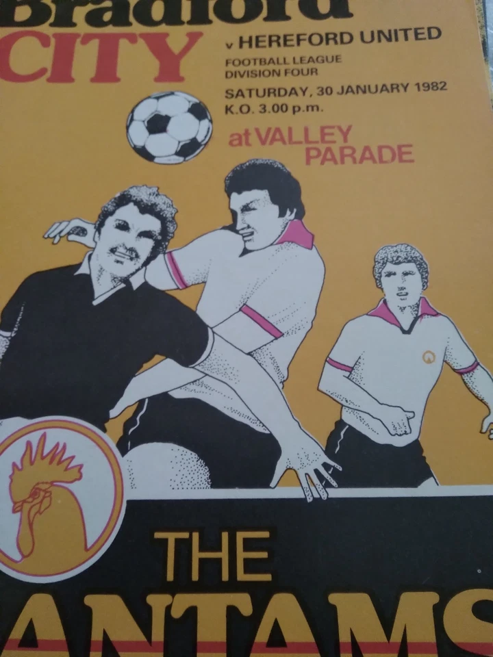 Bradford City v Hereford United 1981/82 - Image 1 of 1