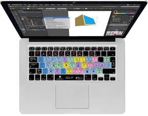 Tastatur-Abdeckung Shortcuts Hotkeys Peau pour Adobe Illustrator Macbook Pro Air - Photo 1/1