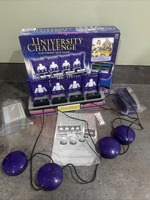 University Challenge Electronic Quiz Family Board Game Buzzer & Lights Tested - Image 1 of 4