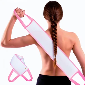 Cepillo exfoliante de espalda de seda para ducha Cuerpo de doble mango de 75 cm - Imagen 1 de 12