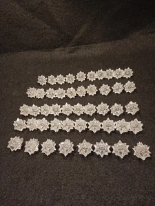 Vtg Lot Tree Light Covers Atomic Stars  Starburst Reflectors 48 Pieces  - Picture 1 of 5