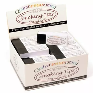 Quintessential White Filter Tips Roaches Smoking Card Rolling Standard 1 5 10 50 - Bild 1 von 7