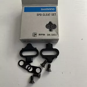 Nuovo set di tacchetti Shimano SM-SH51 SPD adatti a pedali bicicletta PD-M536 M520 M515 M505 M424 - Foto 1 di 5