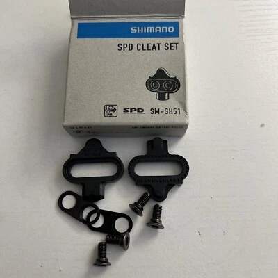 New Shimano SM-SH51 SPD Cleats Set fits PD-M536 M520 M515 M505 M424 Bike Pedals - Image 1 of 4